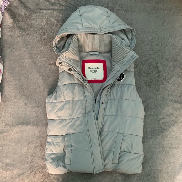Abercrombie & Fitch Jackets & Blazers - A&F Gray vests